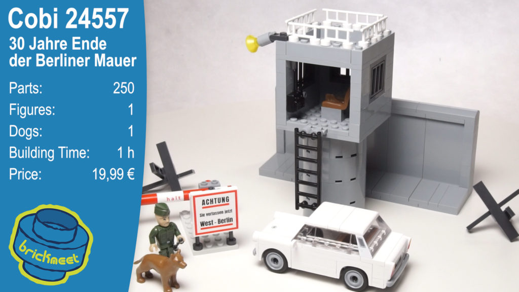 Cobi 24557 – 30 Jahre Ende der Berliner Mauer – Speed Build Review