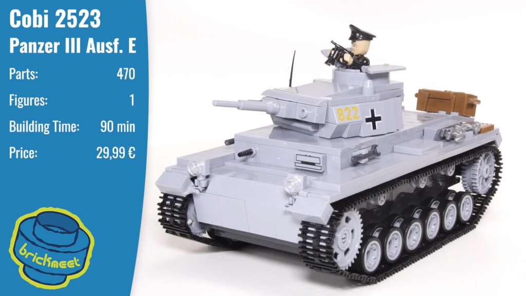 Cobi 2523 Panzer III Ausf. E – Speed Build Review