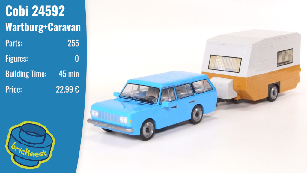 Cobi 24592 Wartburg 353 Tourist + Caravan – Speed Build Review