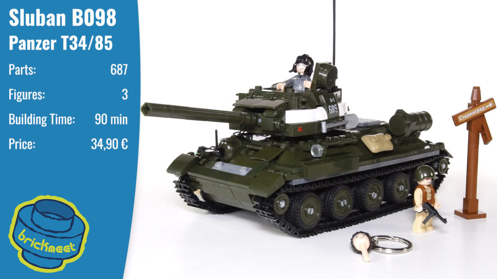 Sluban B0689 T34/85 – Speed Build Review