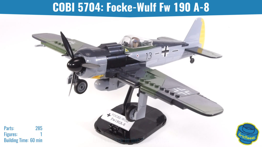 Cobi 5704 Focke-Wulf Fw 190 A-8 – Speed Build Review