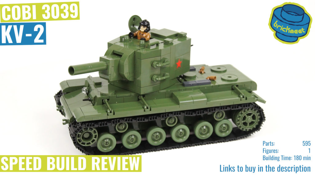 COBI 3039 WoT KV-2 – Speed Build Review