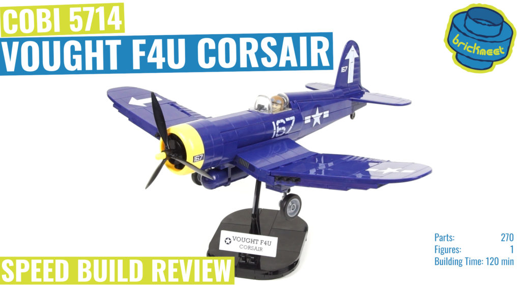 COBI 5714 Vought F4U Corsair – Speed Build Review