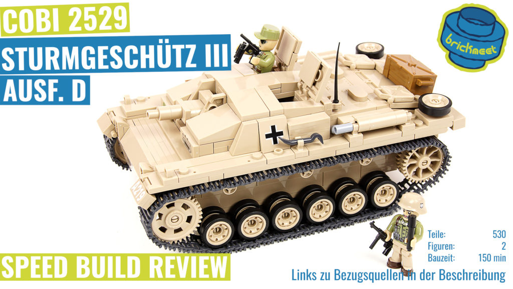 COBI 2529 Sturmgeschütz III Ausf. D – Speed Build Review