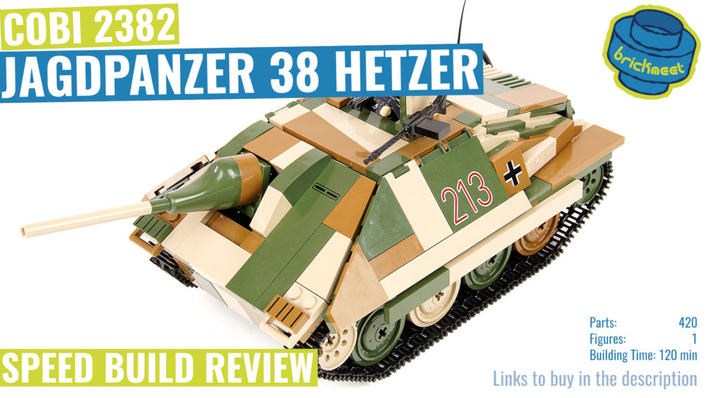 COBI 2382 Jagdpanzer 38(t) Hetzer – Speed Build Review