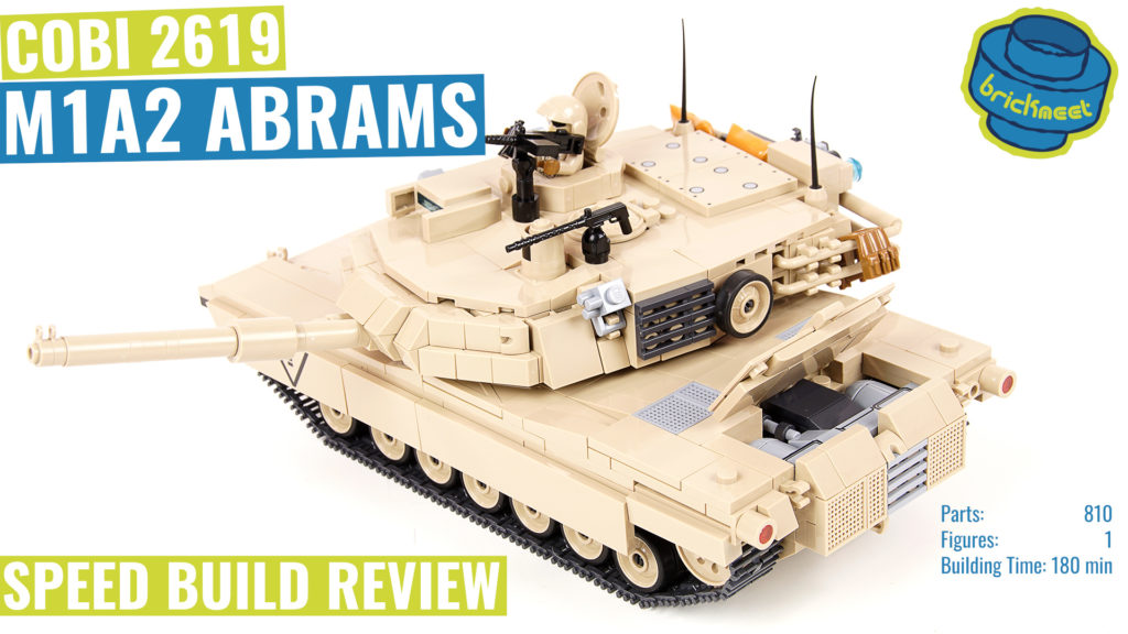 COBI 2619 M1A2 Abrams – Speed Build Review