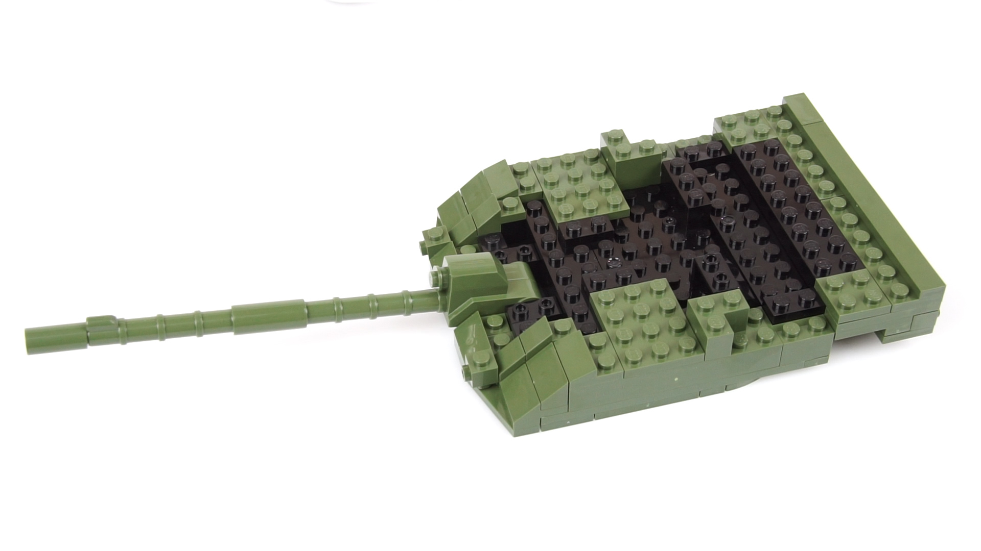 The gun from this turret is not built, but consists of 2 molded parts that ...