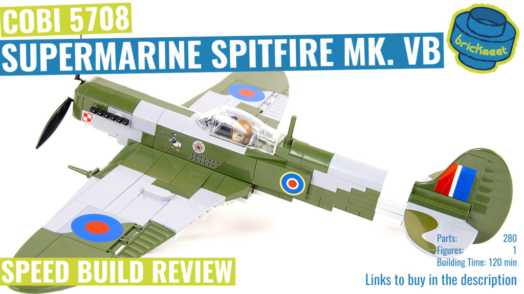 COBI 5708 Supermarine Spitfire MK. VB – Speed Build Review