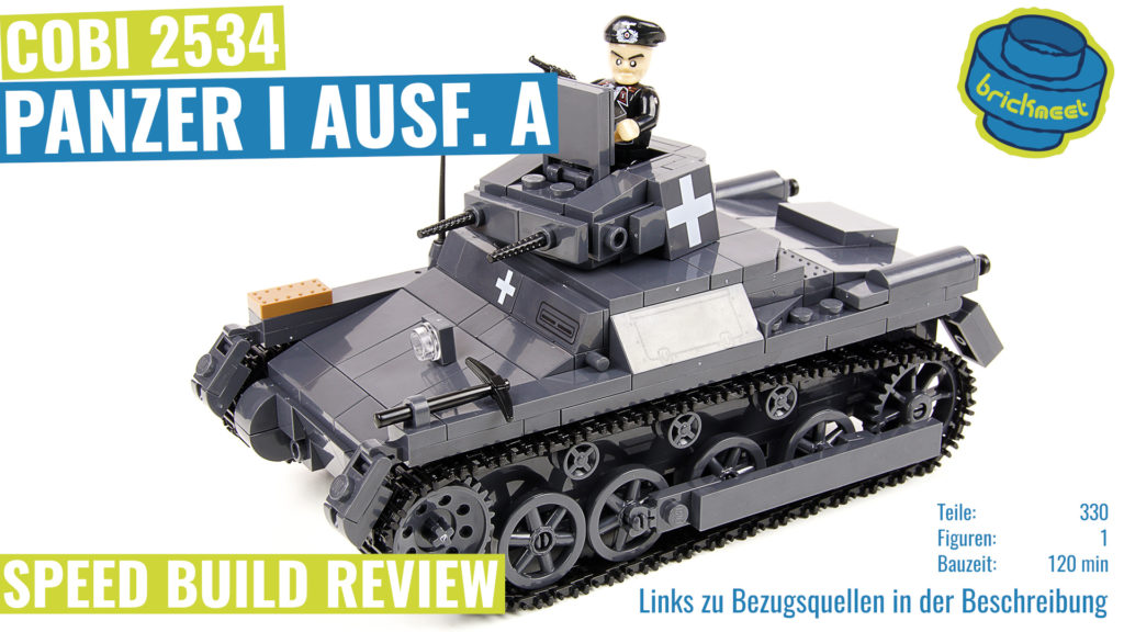 COBI 2534 Panzer I Ausf. A – Speed Build Review