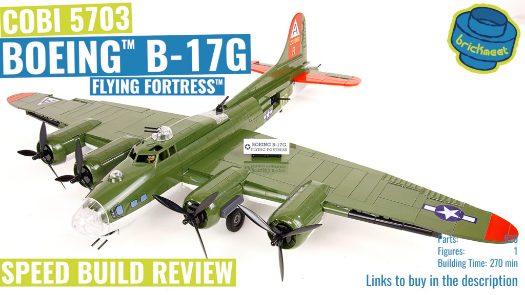 COBI 5703 Boeing™ B-17G Flying Fortress™ – Speed Build Review