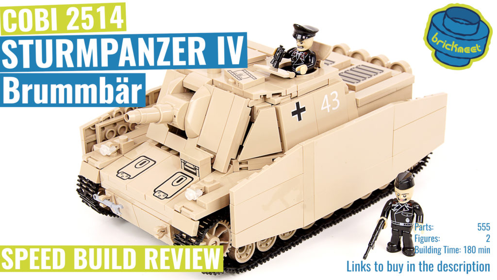 COBI 2514 SD.KFZ. 166 Sturmpanzer IV „Brummbär“ – Speed Build Review