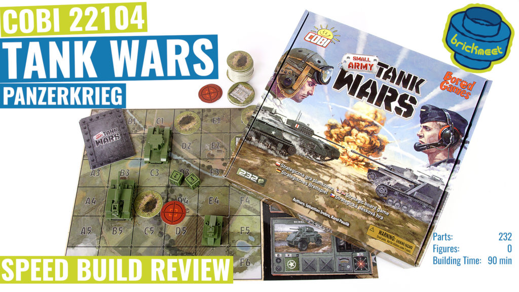 COBI 22104 TANK WARS – Panzerkrieg – Speed Build Review