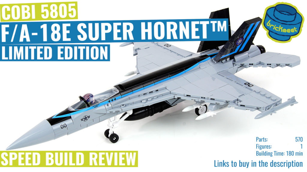 COBI 5805 F/A-18E SUPER HORNET™ – TOP GUN: Maverick™ – Speed Build Review