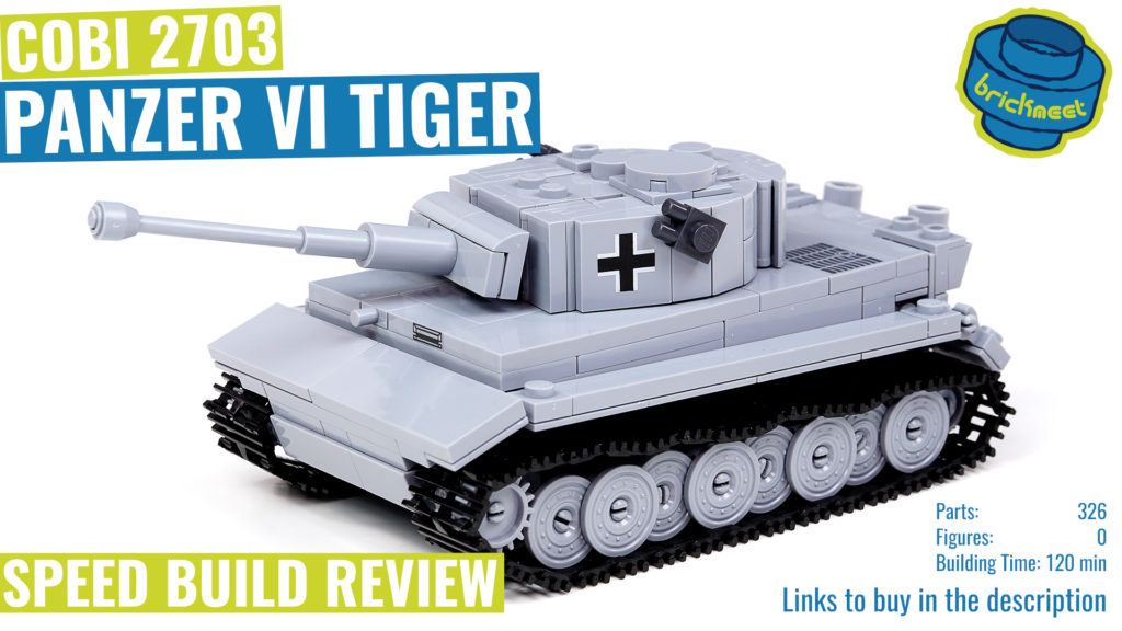 COBI 2703 Panzer VI Tiger (Scale 1:48) – Speed Build Review