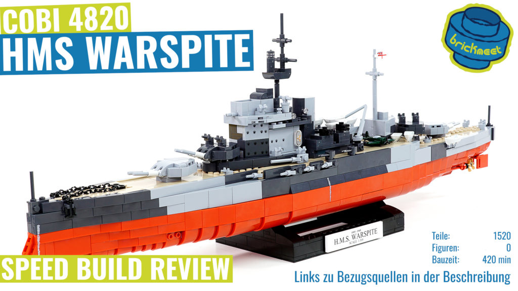 COBI 4820 HMS Warspite – Speed Build Review