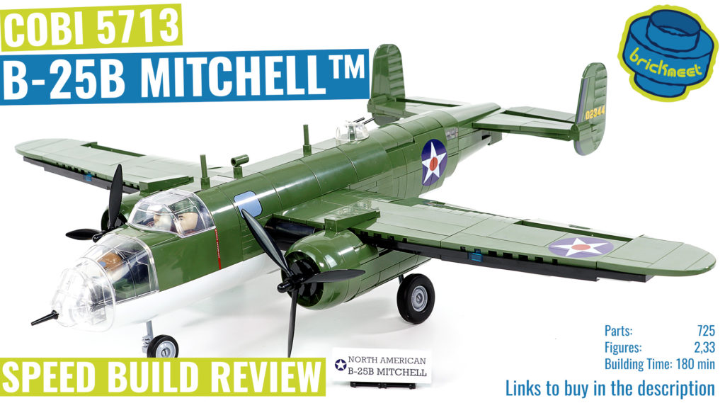 COBI 5713 North American B-25B Mitchell™ – Speed Build Review