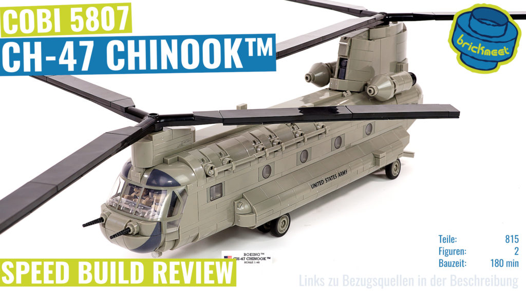 COBI 5807 CH-47 CHINOOK™ – Speed Build Review