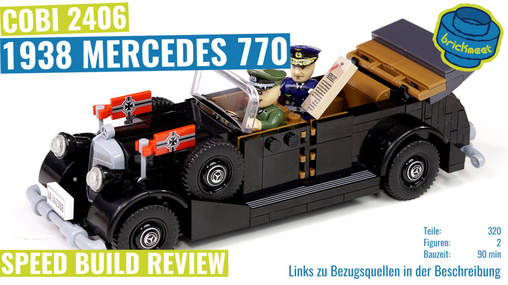 COBI 2406 1938 MERCEDES 770 *LIMITED EDITION* – Speed Build Review