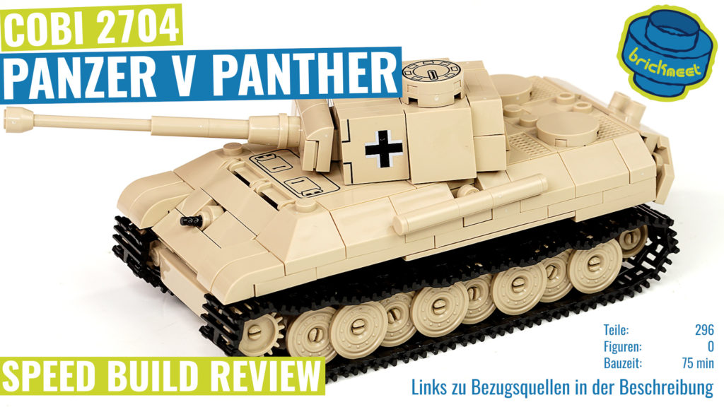 COBI 2704 Panzer V Panther (1:48) – Speed Build Review