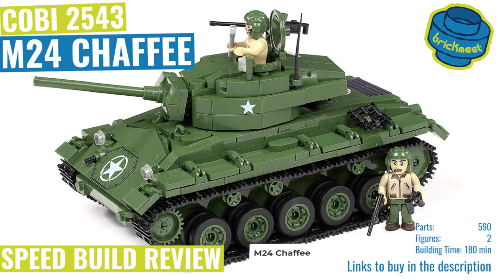 COBI 2543 M24 Chaffee – Speed Build Review