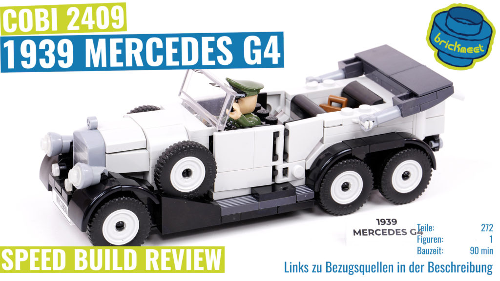 COBI 2409 – 1939 Mercedes G4 – Speed Build Review