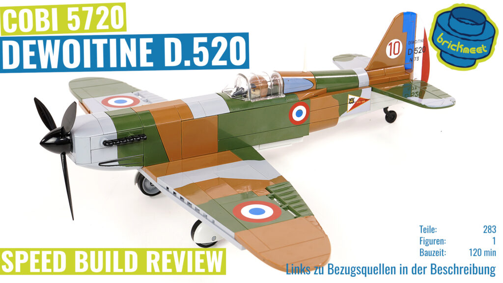 COBI 5720 – Dewoitine D.520 (Speed Build Review)