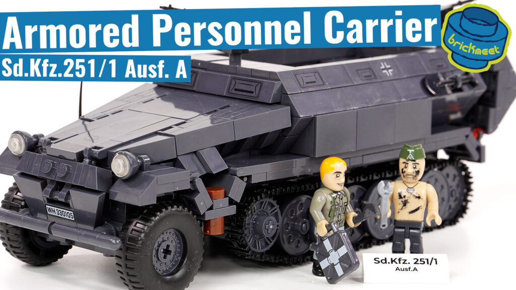 COBI 2552 – Armored Personnel Carrier Sd.Kfz. 251/1 Ausf. A (Speed Build Review)
