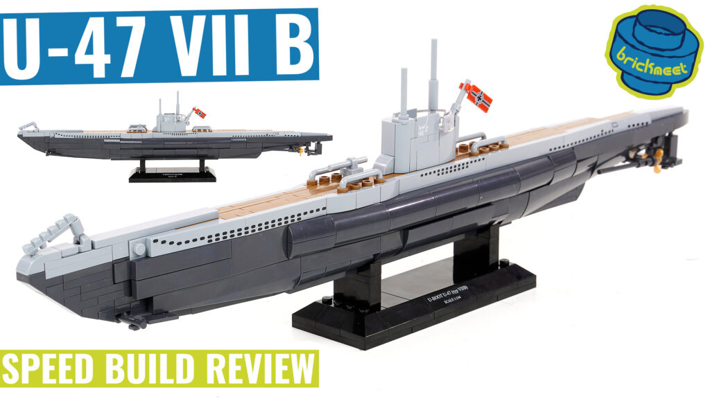 COBI 4828 – U-47 Typ VII B (Speed Build Review)