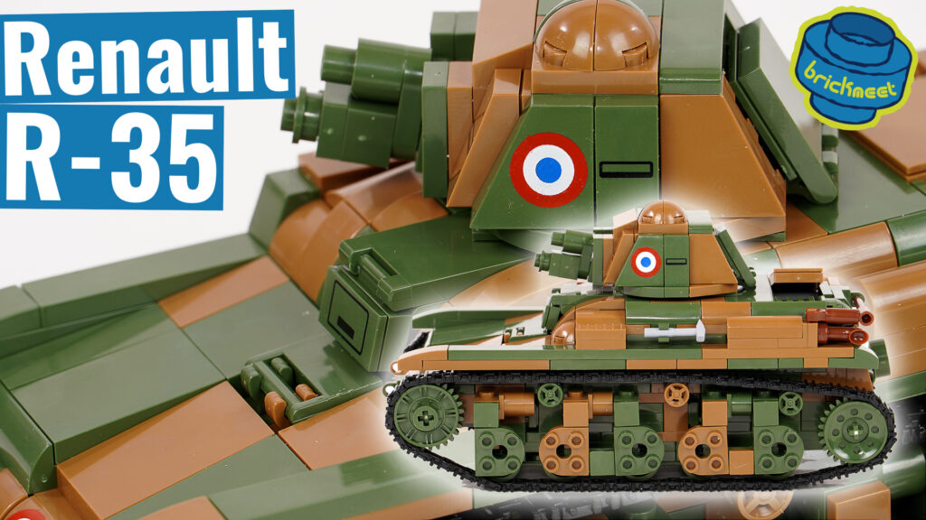 COBI 2553 – Renault R35 – Light French Infantry Tank  (Speed Build Review)