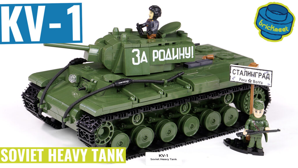 COBI 2555 – KV-1 SOVIET HEAVY TANK (Speed Build Review)