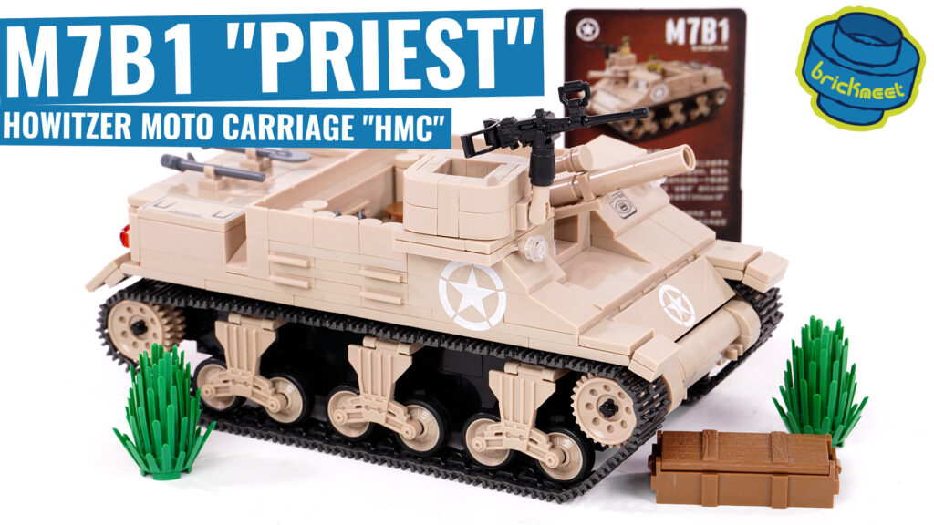QuanGuan 100102 – M7B1 „Priest“ Howitzer Motor Carriage  (Speed Build Review)