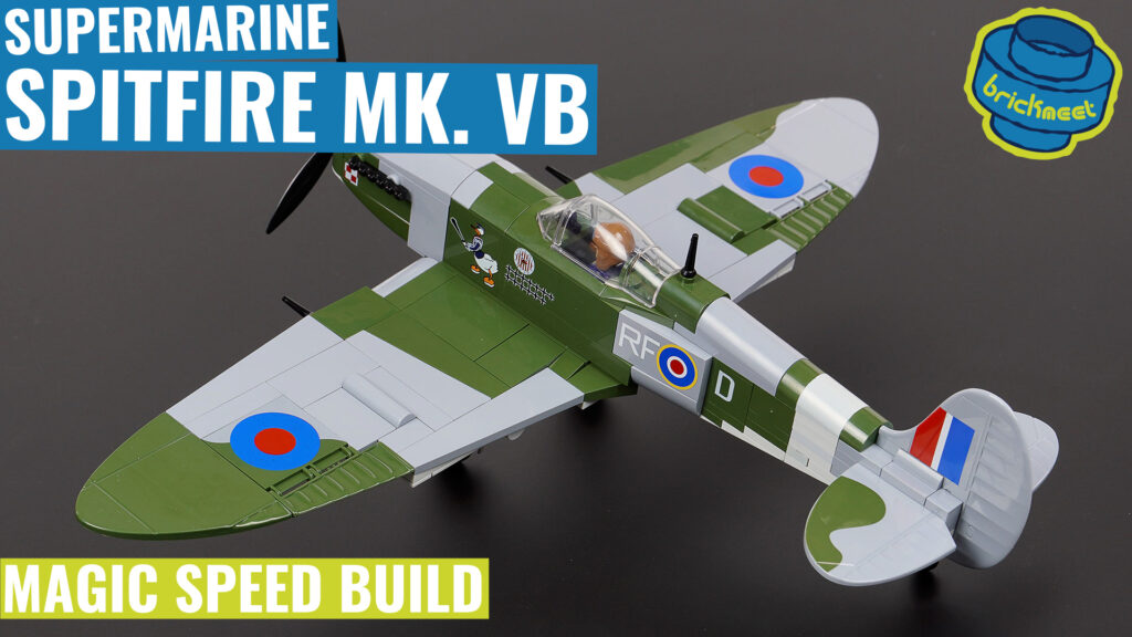 COBI 5725 – Supermarine Spitfire Mk. VB (Speed Build Review)