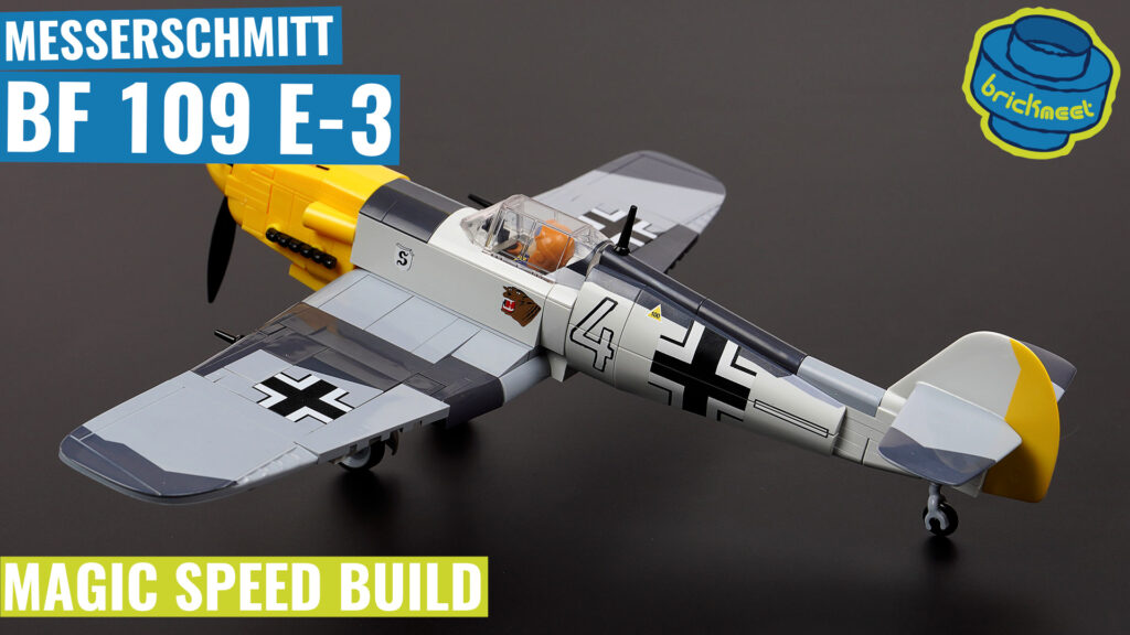 COBI 5727 – Messerschmitt BF 109 E-3 (Speed Build Review)