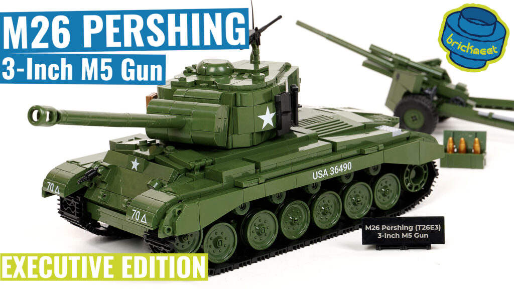 COBI 2563 – M26 Pershing & M5 Gun Executive Edition (Speed Build Review)