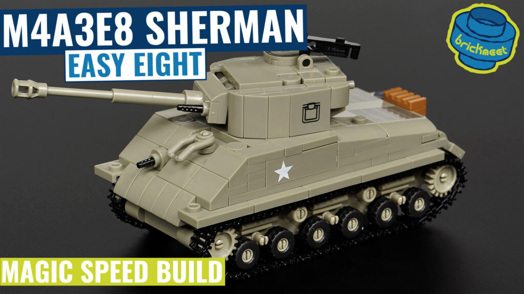 COBI 2711 – M4A3E8 Sherman (Speed Build Review)