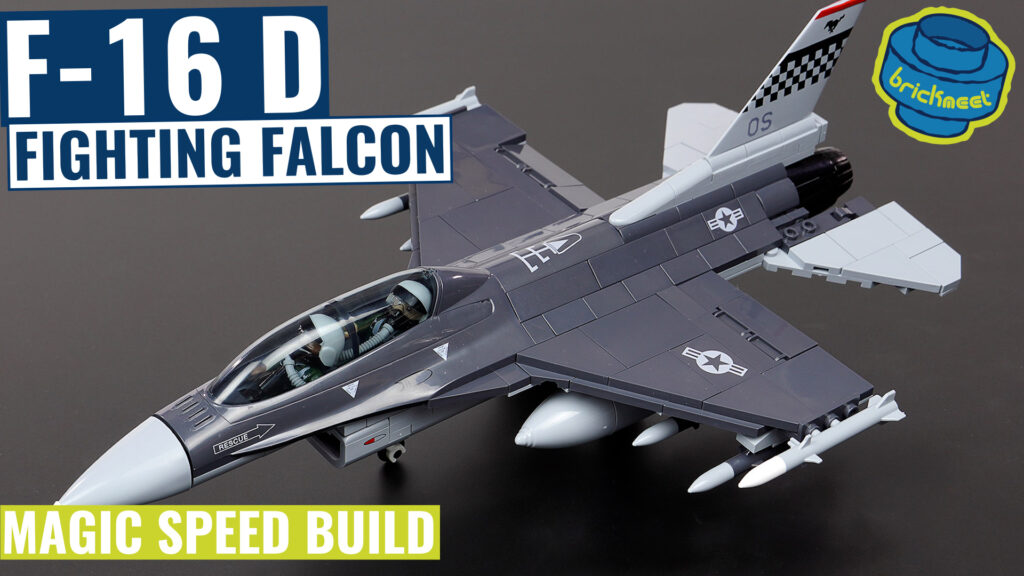 COBI 5815 – F-16 D Fighting Falcon (Speed Build Review)
