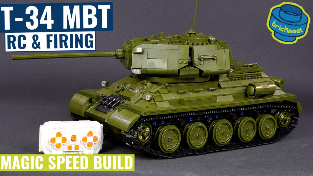 TGL T4014 – Gigantic RC & Firing T-34 Medium Battle Tank (Speed Build Review)
