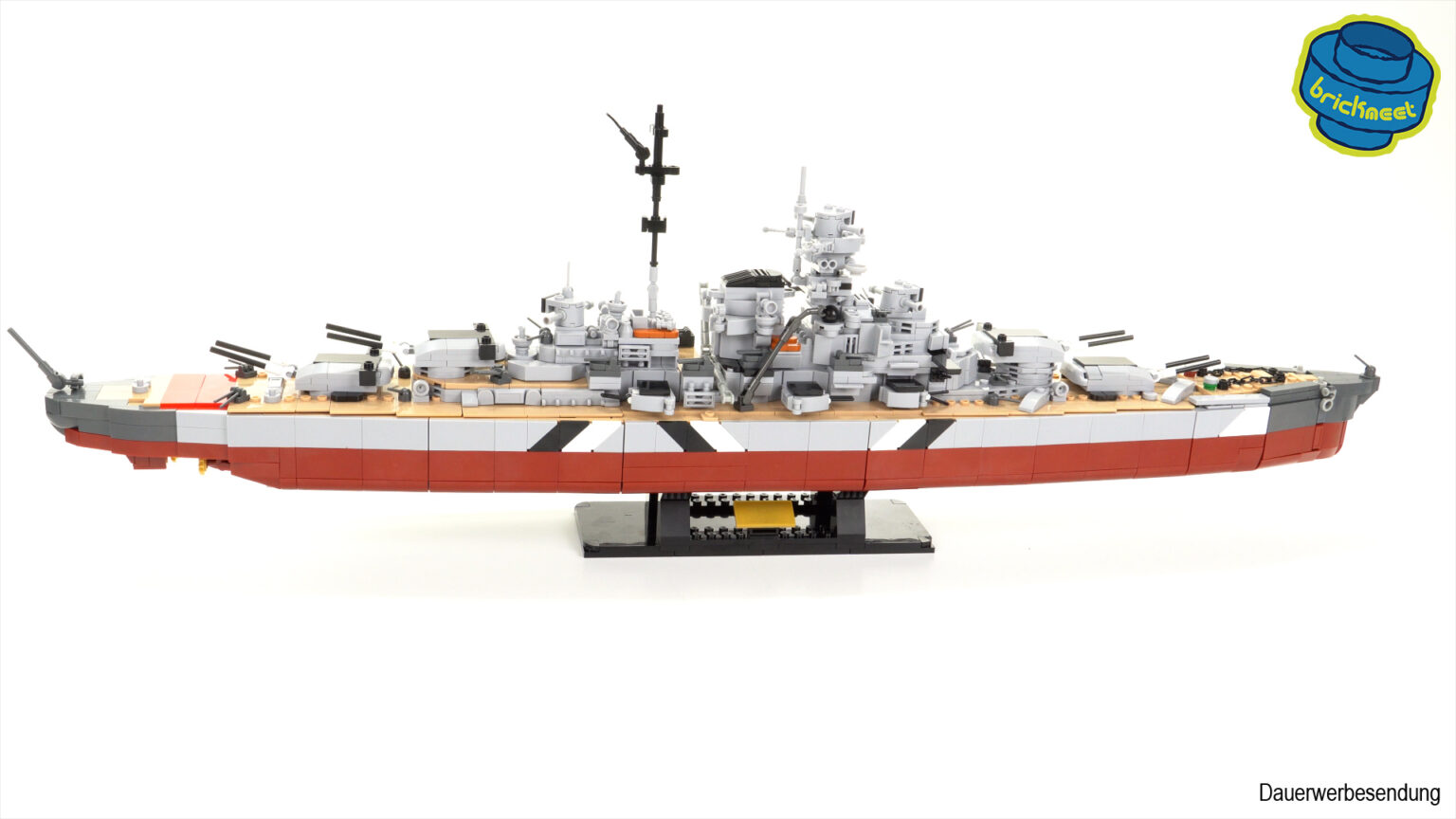 Sluban B1102 - Battleship Bismarck & Tirpitz (Speed Build Review ...
