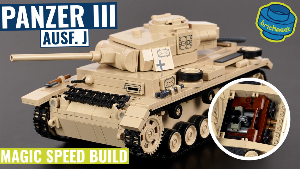COBI 2562 – 2in1 Panzer III Ausf. J (Speed Build Review)
