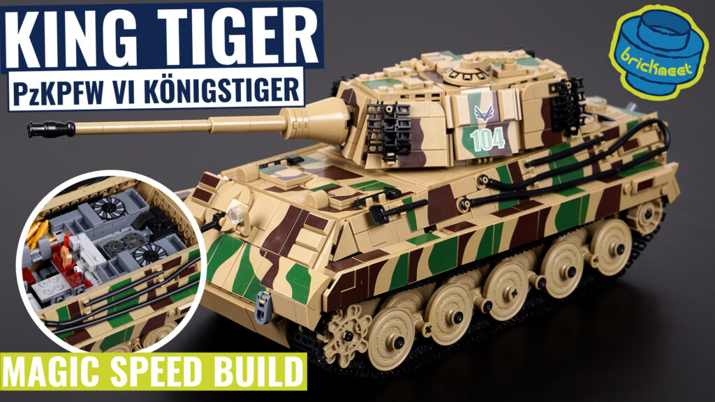 Panlos 632016 – King Tiger/Königstiger (Speed Build Review)
