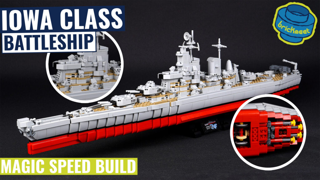Panlos 637010 – IOWA Class Battleship (Speed Build Review)