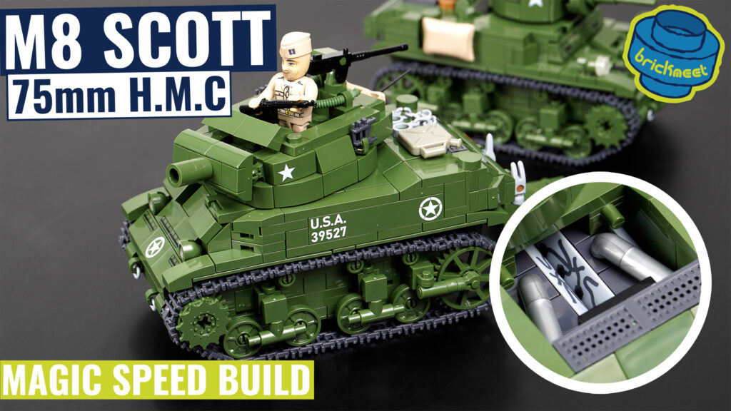 COBI 2279 – M8 Scott 75mm Howitzer Motor Carriage (Speed Build Review)