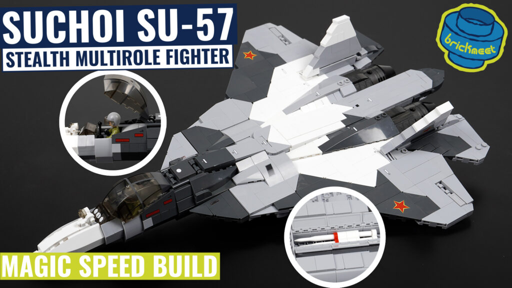 Sluban B0986 – Suchoi SU-57 Stealth Multirole Fighter (Speed Build Review)