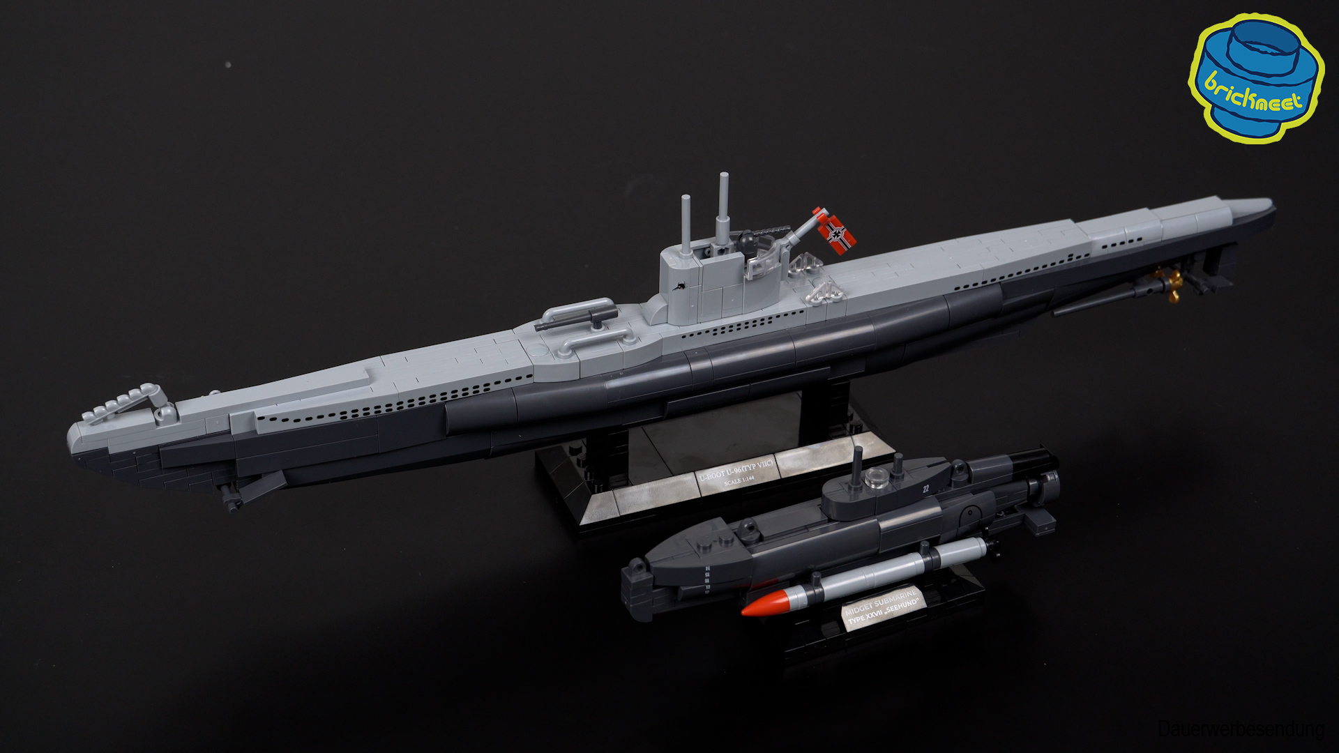COBI 4846+4847 - U-Boot U-96 + U-Boot Seehund - (Speed Build Review) -  BrickMeet EN