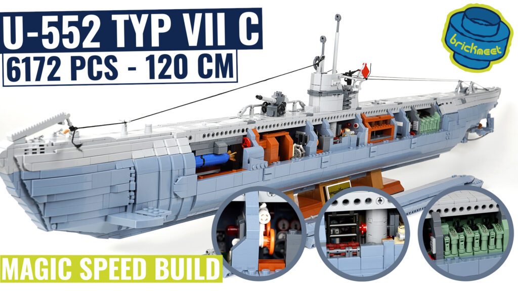 Panlos 628011 – German U-552 Type VII C (Speed Build Review)