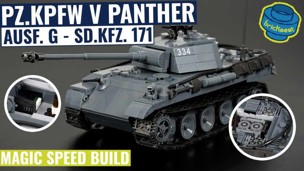 QuanGuan 100246 – Pz.Kpfw V Panther Ausf. G (Speed Build Review)