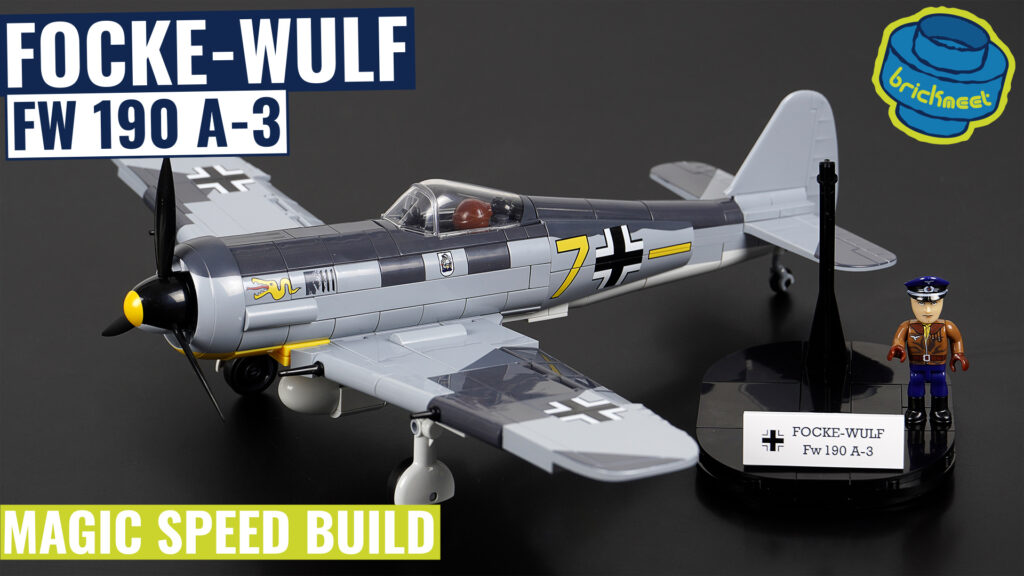 COBI 5741 – Focke-Wulf Fw 190 A-3 (Speed Build Review)