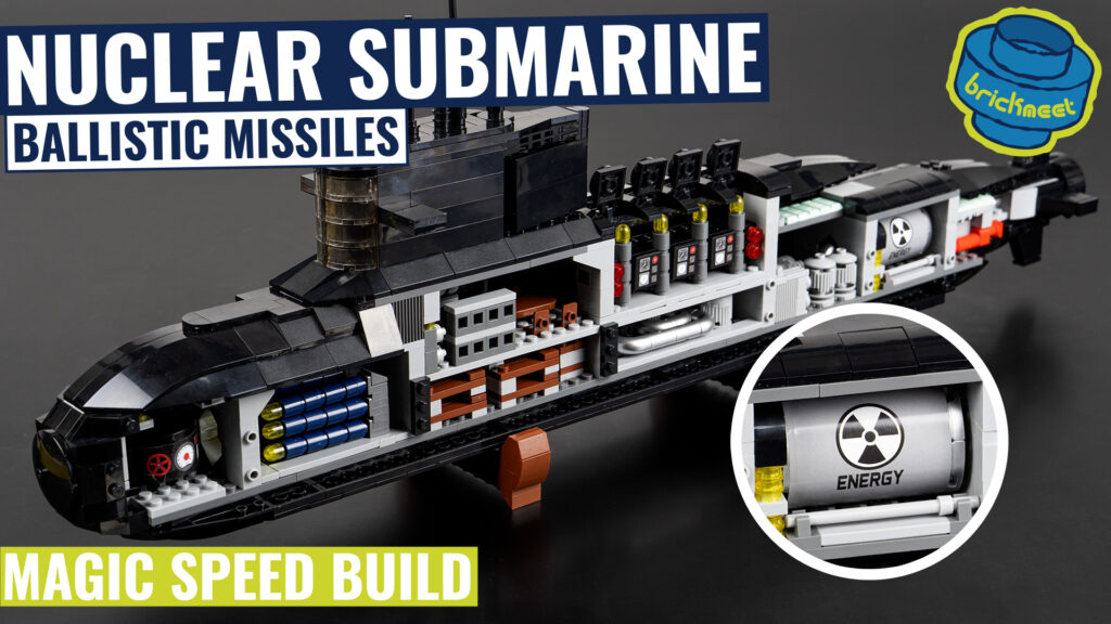 Reobrix 800 – Nuclear Submarine With Full Detailed Interior (Speed Build Review)