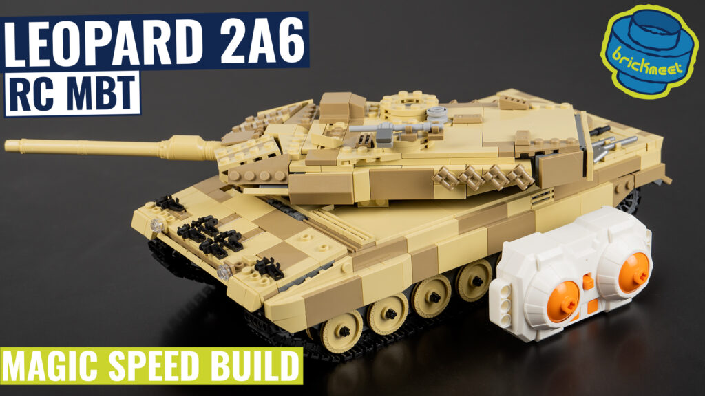 MouldKing 20020 – Leopard 2A6 RC (Speed Build Review)