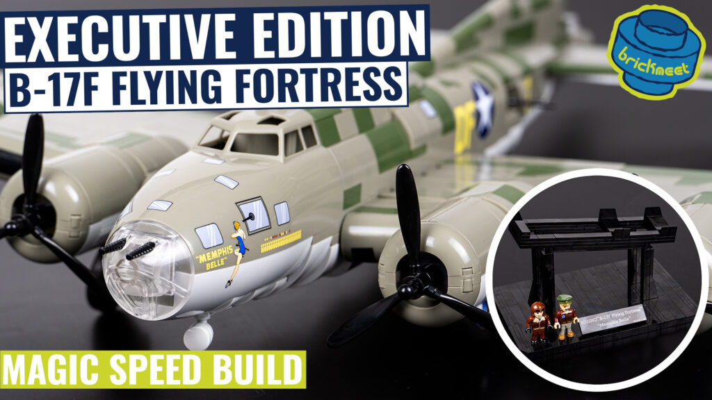 COBI 5749 – B-17F Flying Fortress „Memphis Belle“ (Speed Build Review)